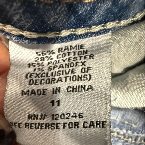 Wallflower Light Blue Jean Shorts - Picture 6 of 7